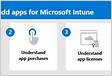 Comprar e adicionar aplicativos para Microsoft Intun